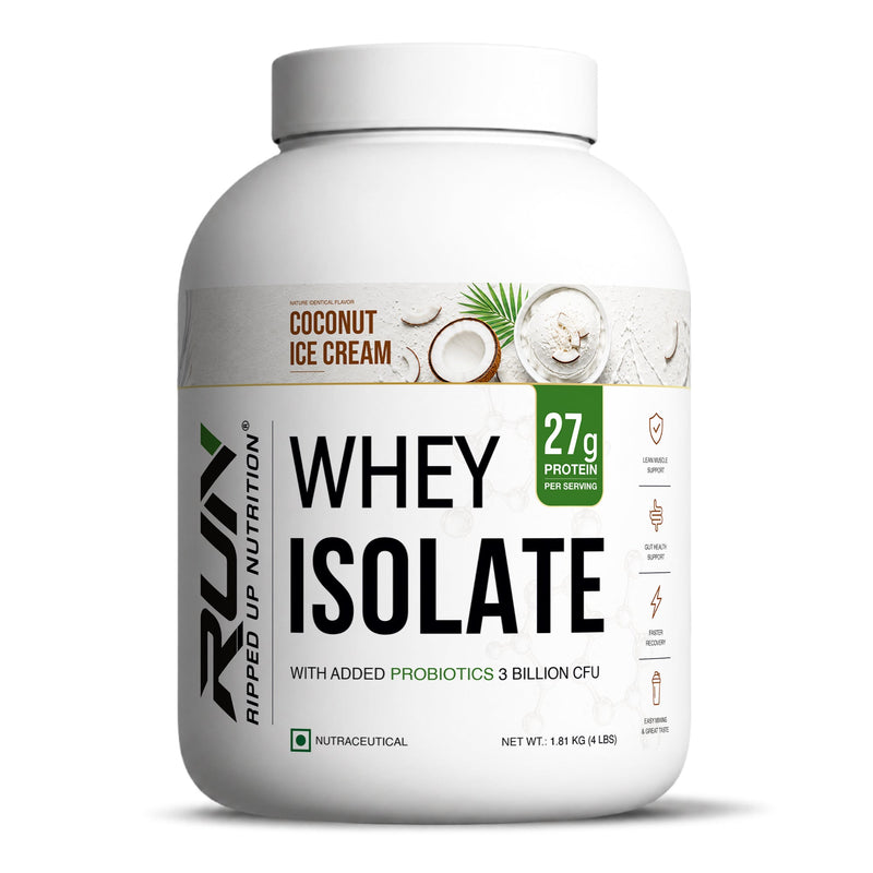 Whey Protein Isolate Coconut Ice Cream 1.81kg - Ripped Up Nutrition