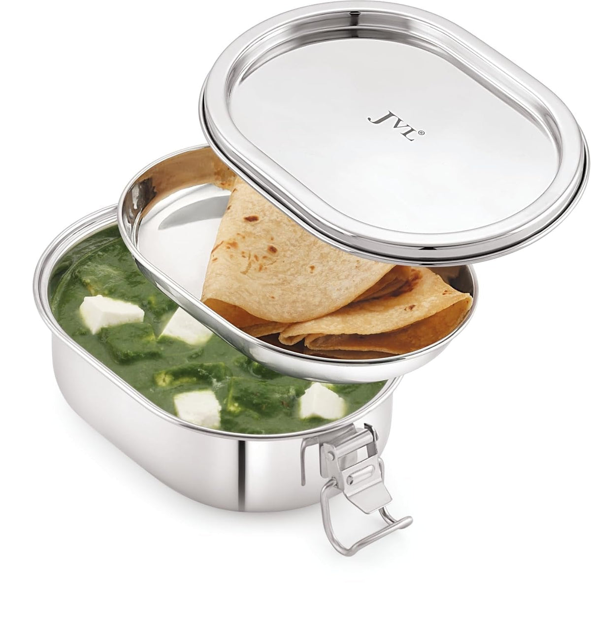 JVL CAPSULE LEAK PROOF LUNCH BOX WITH STEEL PLATE