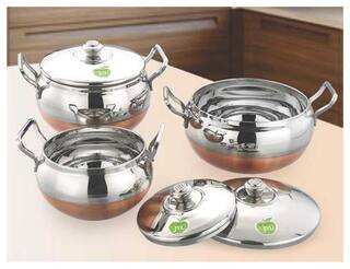 JVL GLOBE POT COPPER BOTTOM