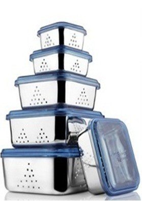 JVL SQUARE FREEZE BOWL ACRYLIC LID (2250 ML)