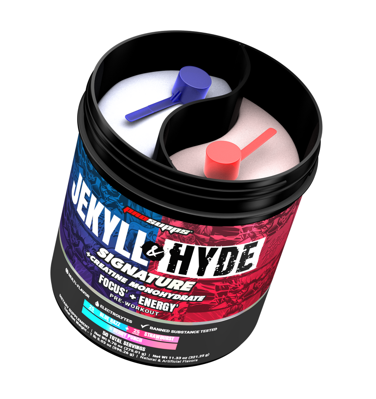 PRO SUPPS HYDE SIGNATURE DUAL TUB 50 SERVING
