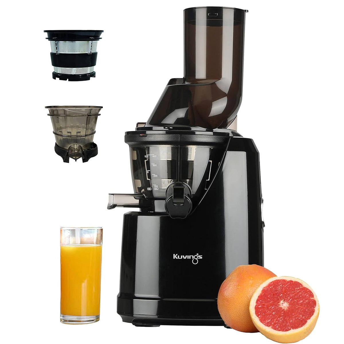 Kuvings B1700 Professional Cold Press Whole Slow Juicer with Smoothie & Sorbet Attachments Included-3