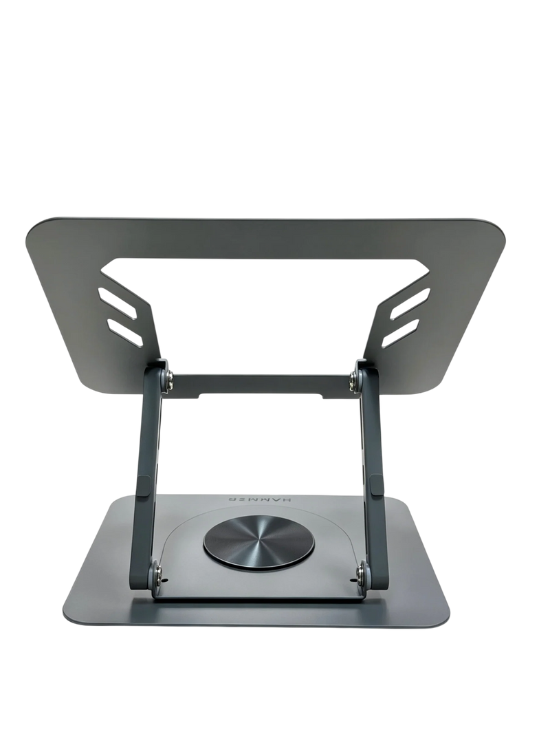 HAMMER Desk Essential LS360 Metal Laptop Stand with 360° Rotation, Height & Angle Adjustable for Laptops & MacBook-5