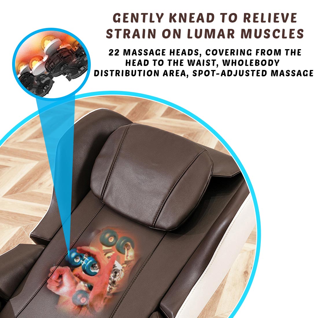 Sofa Massage Chair for Home Relaxation with Foot Extension JSB MC05-2