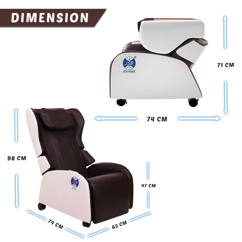 Sofa Massage Chair for Home Relaxation with Foot Extension JSB MC05-6