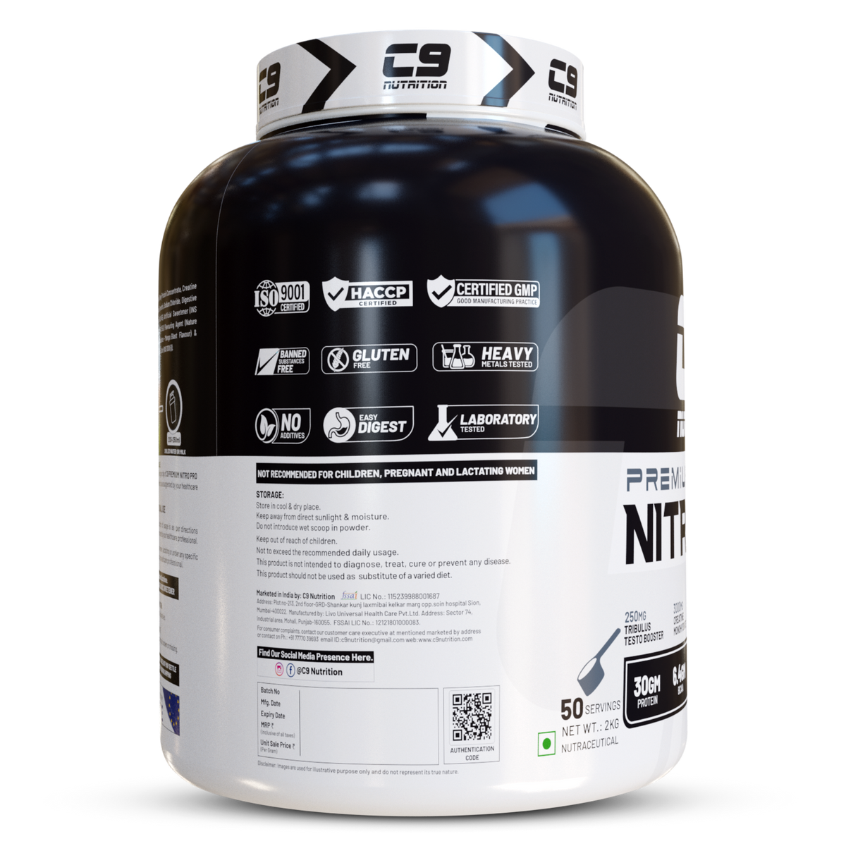 C9 NUTRITION WHEY 1KG