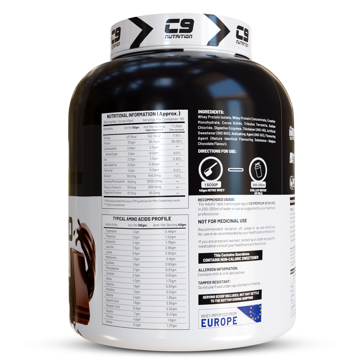 C9 NUTRITION WHEY 1KG