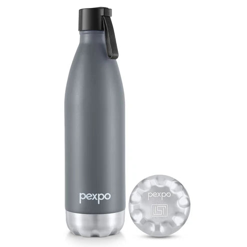 PEXPO ESPRESSO UV PRINTED DESIGN BOTTLE (GREY) 1000ML