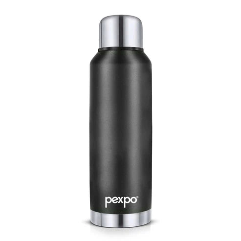 PEXPO EXTREME THERMOS UV PRINTED DESIGN BOTTLE (KNIGHT BLACK) 800ML