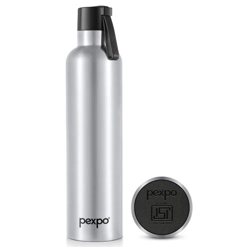 PEXPO OSLO UV PRINTED DESIGN BOTTLE (SILVER)500ML