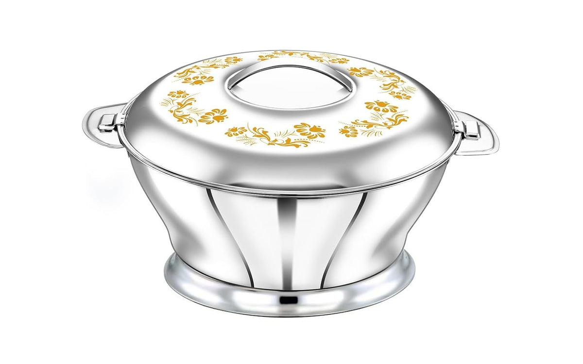 PRADEEP HOTPOT BLOOM WITH LID (GOLD) (4000ML)
