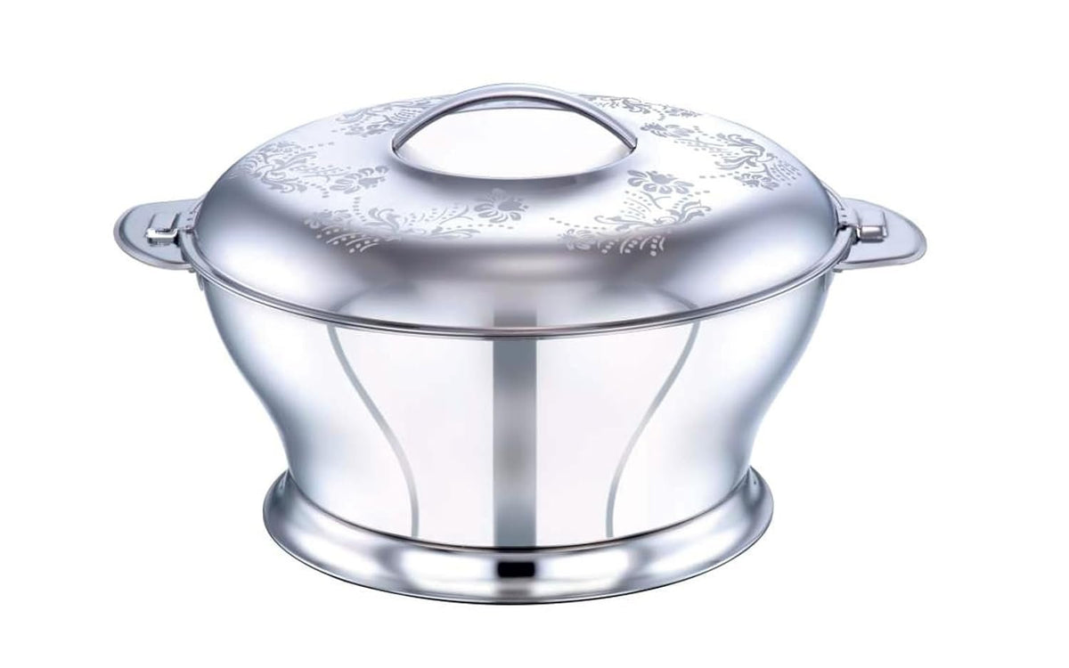 PRADEEP HOTPOT BLOOM WITH LID (SILVER) (3000ML)
