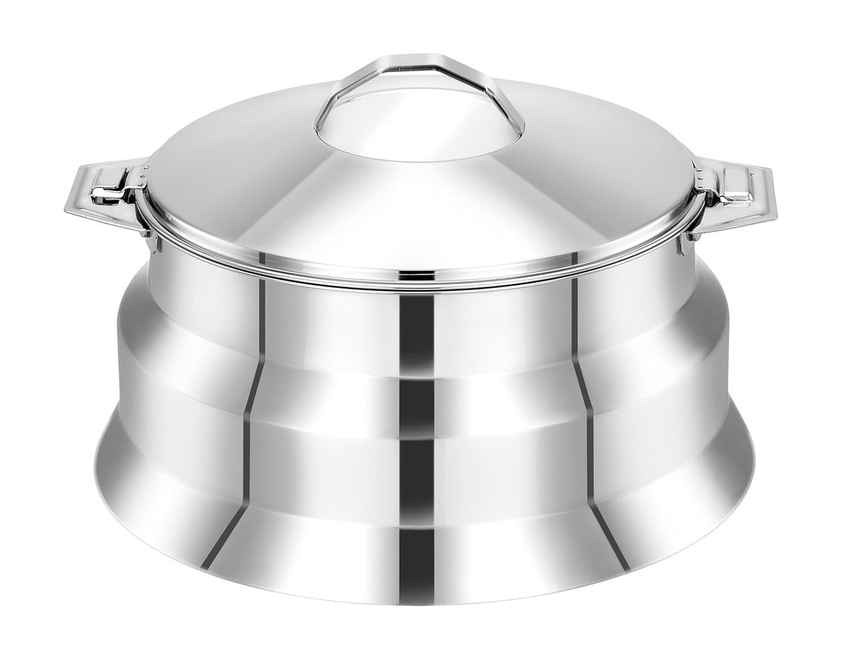 PRADEEP HOTPOT CRYSTAL WITH LID (GOLD) (2000ML)