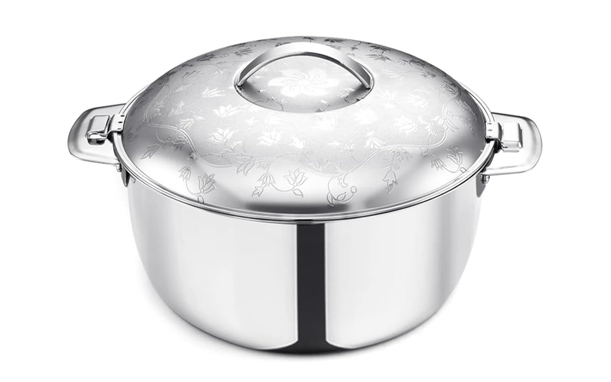 PRADEEP HOTPOT ORCHID-SS DESIGN LID (7500ML)