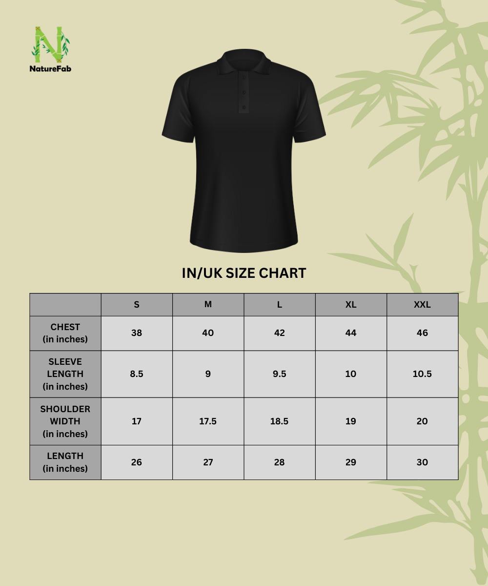 Naturefab Men’s Organic Bamboo Polo Tshirt Airforce Blue-3