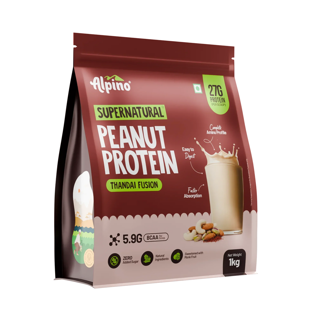 ALPINO PEANUT PLANT PROTEIN 1KG