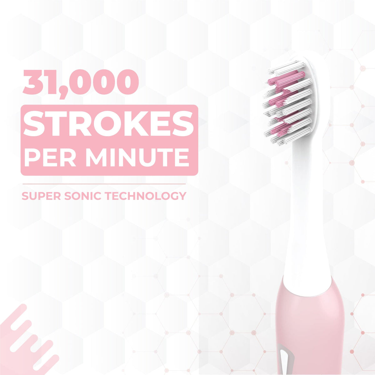 Hammmer Ultra flow toothbrush pink