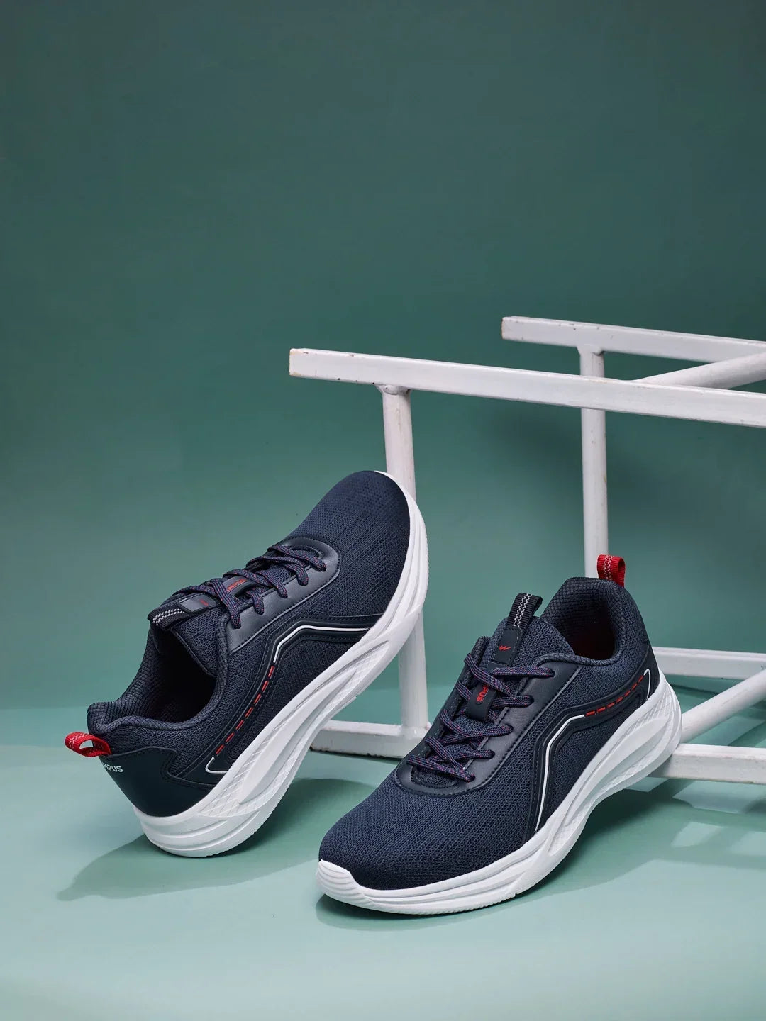 Campus Tact Men's Sports Shoes - Navy / Red