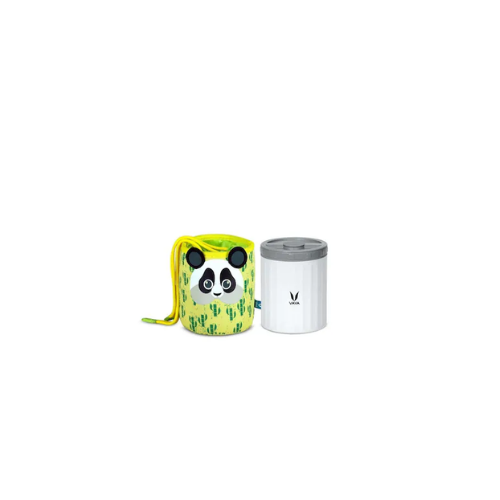 VAYA PRESERVE KIDS LUNCHKIT 500ML (WHITE WITH GOCHAMP PANDA)