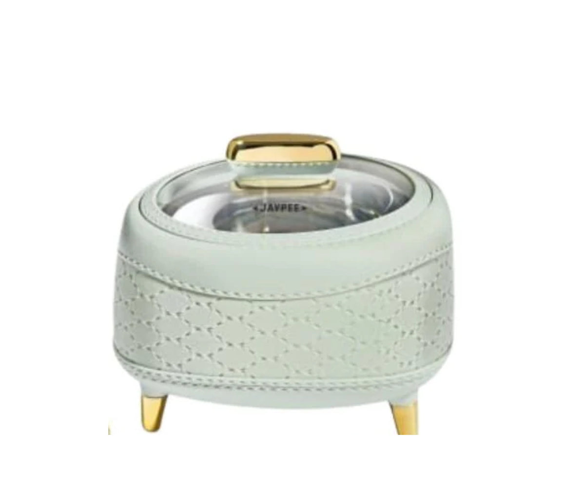 Jaypee Kingston Klass Inner Stainless Steel Casserole | 2000ml | Green | Unique Design
