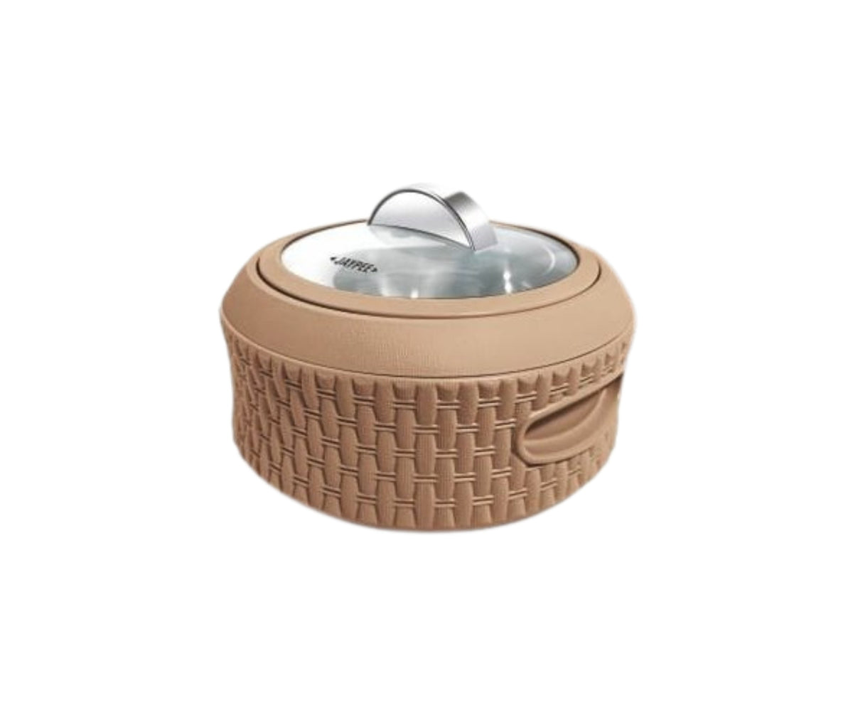 Jaypee Baskerole Klass PU Insulated SS Inner Casserole | 1500ml | Terracotta