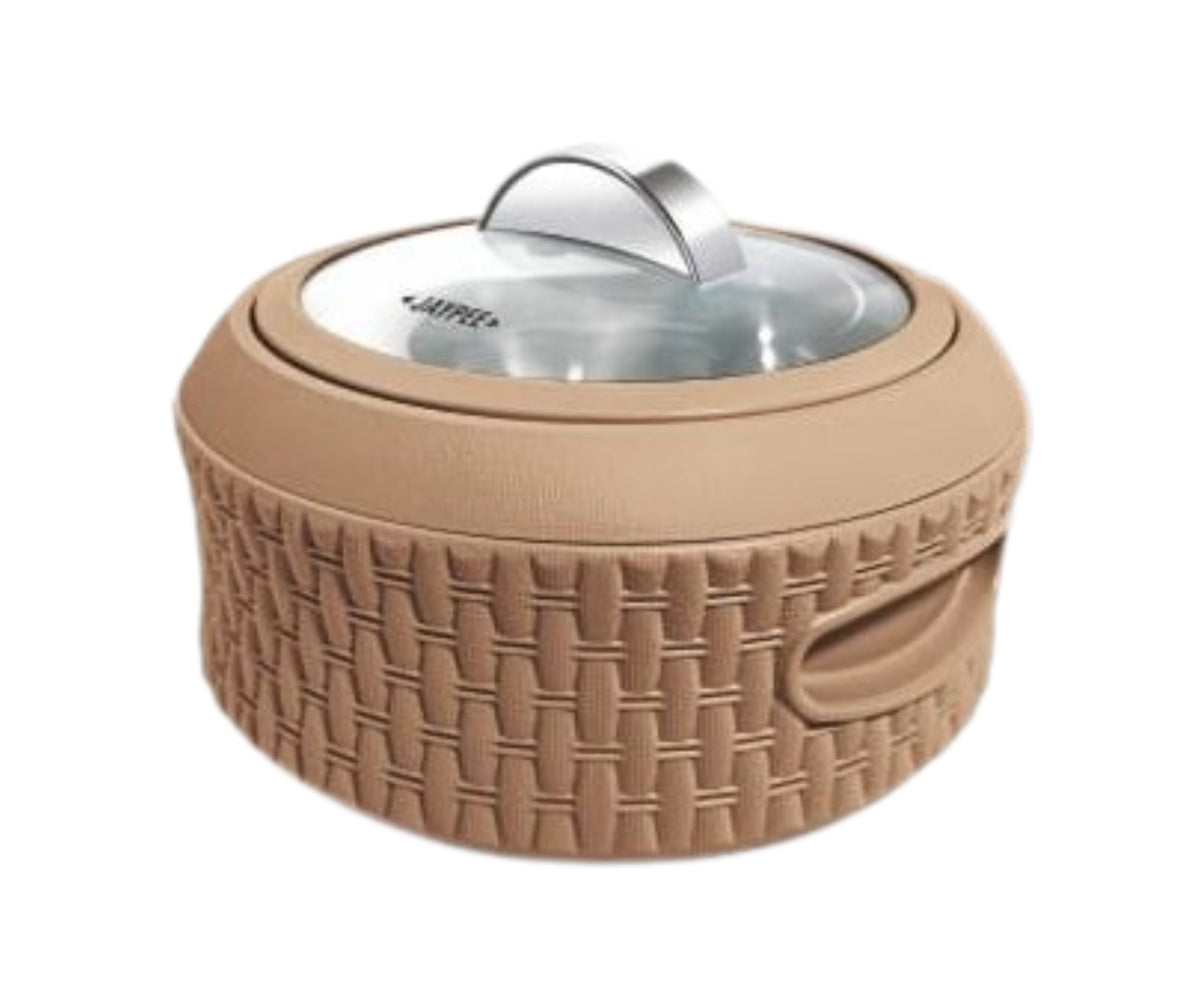 Jaypee Baskerole Klass PU Insulated SS Inner Casserole | 2000ml | Terracotta