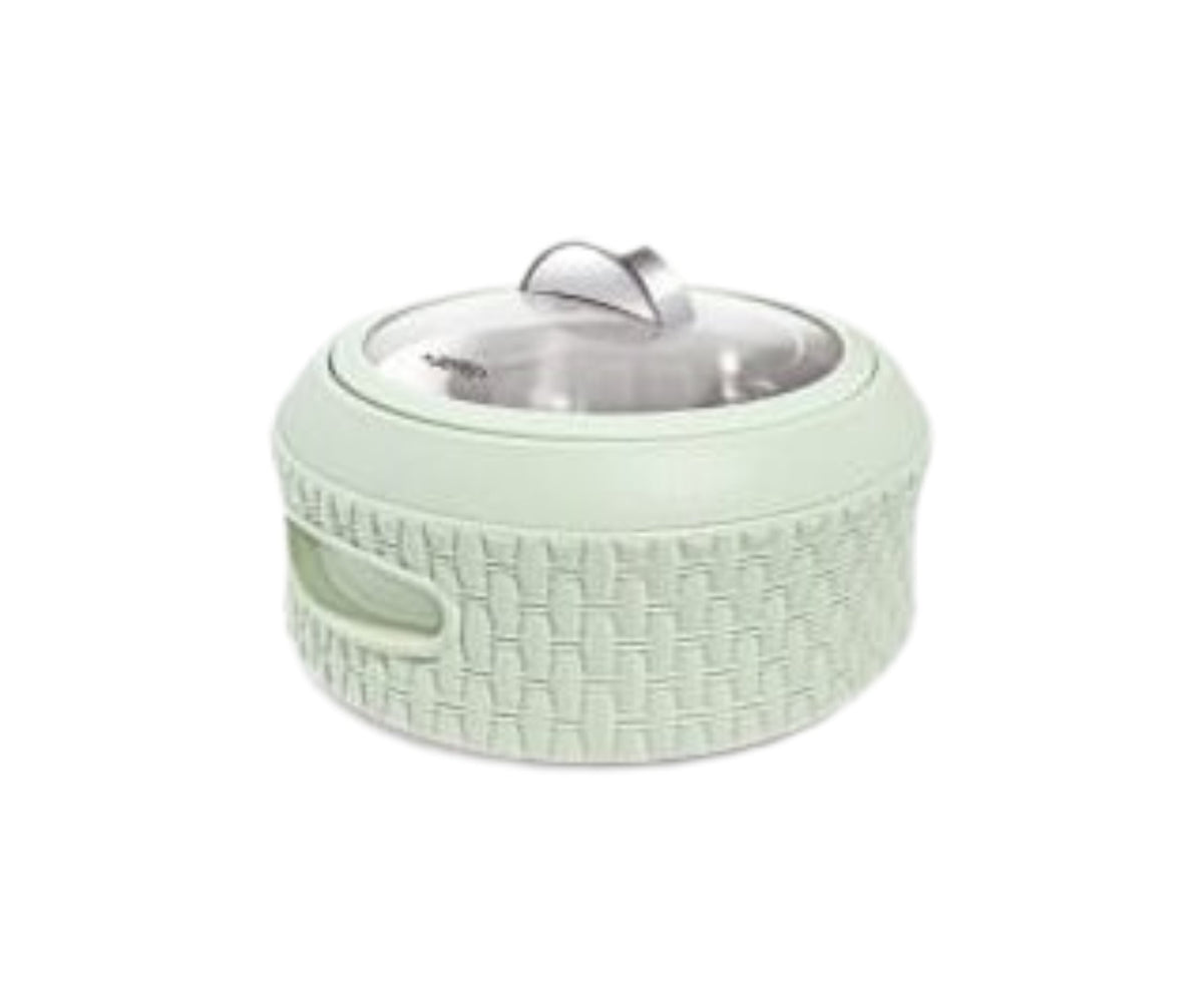 Jaypee Baskerole Klass PU Insulated SS Inner Casserole | 1500ml | Green
