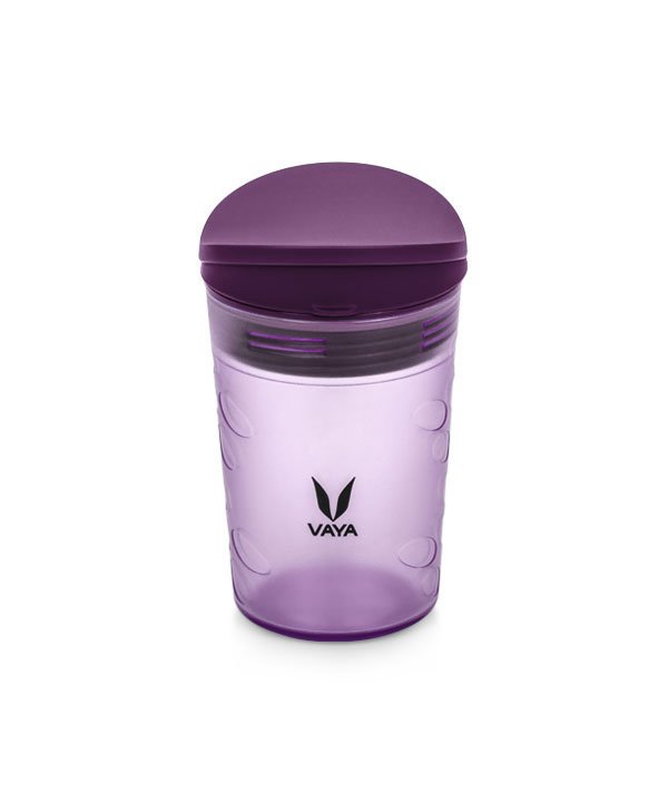 VAYA DRYNK WITH PEDIASAFE LID 280ML (FROSTED PURPLE)
