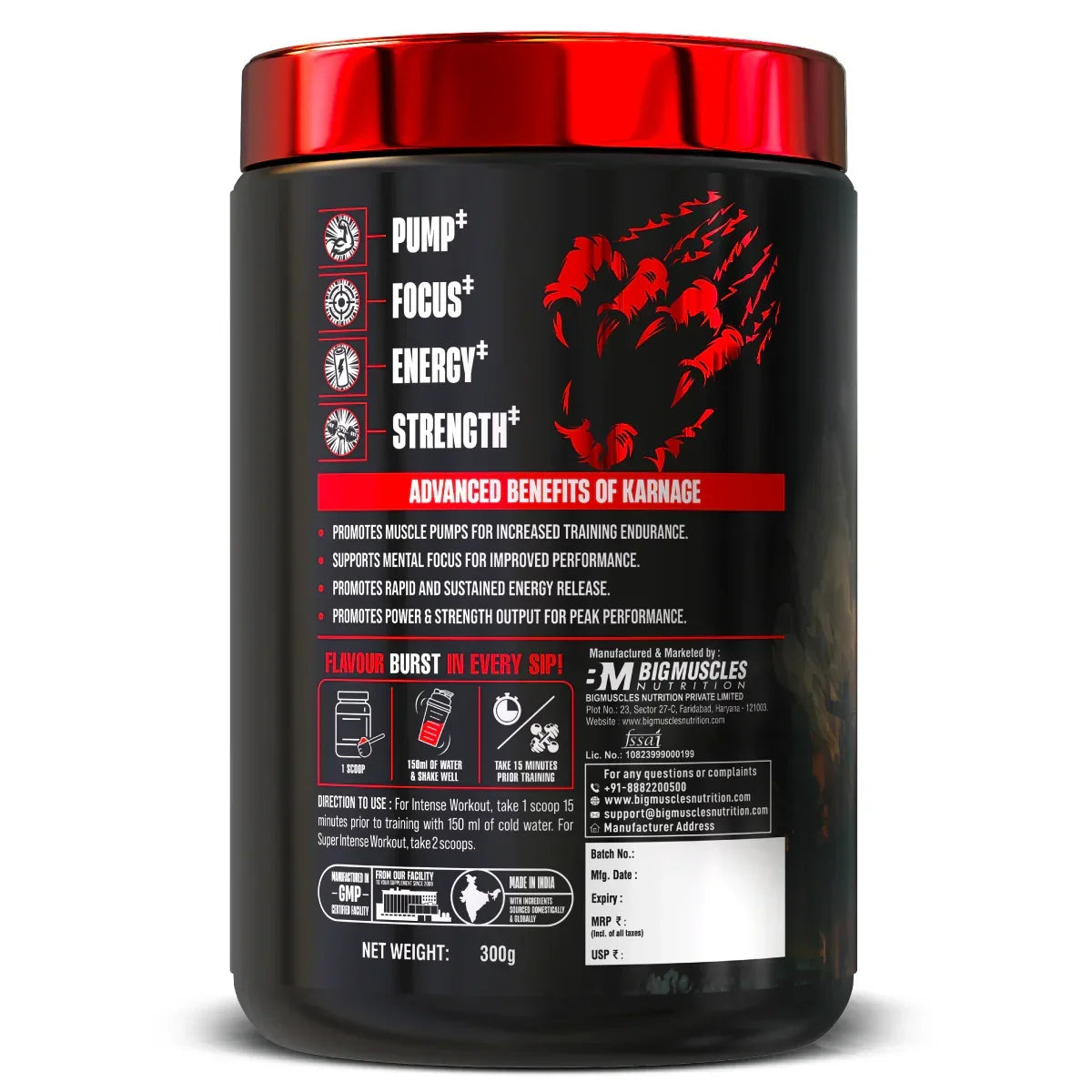BIG MUSCLE KARNAGE RED