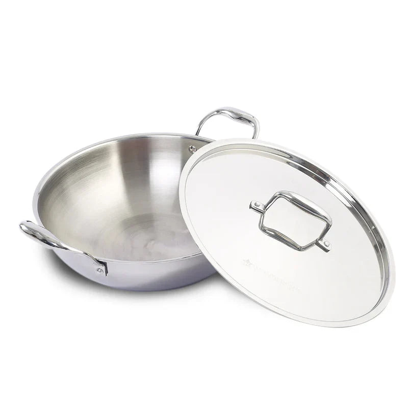 WONDERCHEF KADAI-NIGELLA TRIPLY 2.2LTR W/LID SS