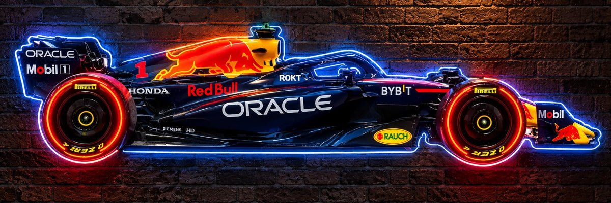 F1 Racing Car Neon Wall Sign – Red Formula 1 LED Wall Art-4