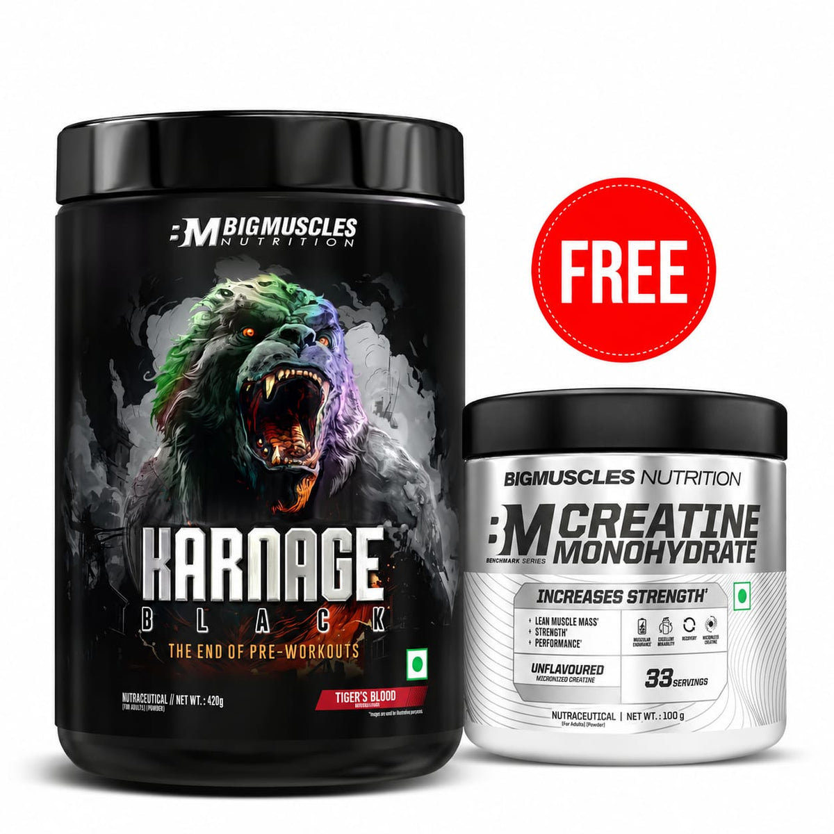BIG MUSCLE KARNAGE BLACK