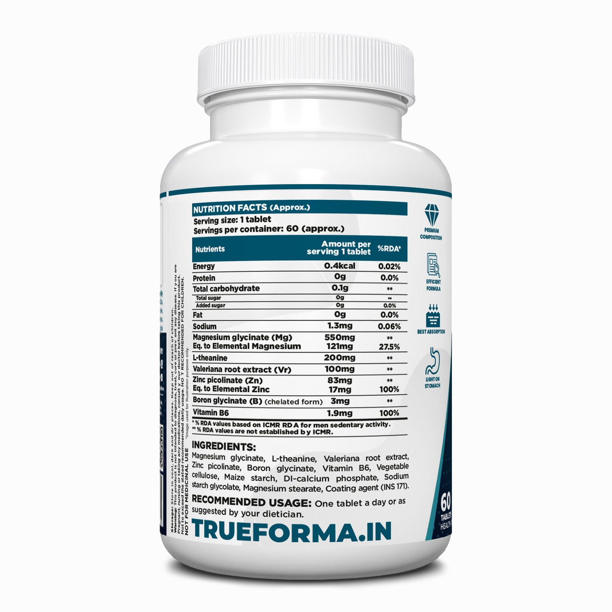 TRUEFORMA ZMA 60