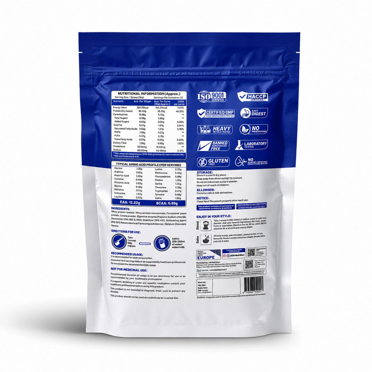 C9 NUTRITION ISO ZERO