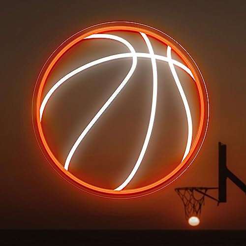Basketball Neon Sign, 12×12 Inches Neonsignsindia