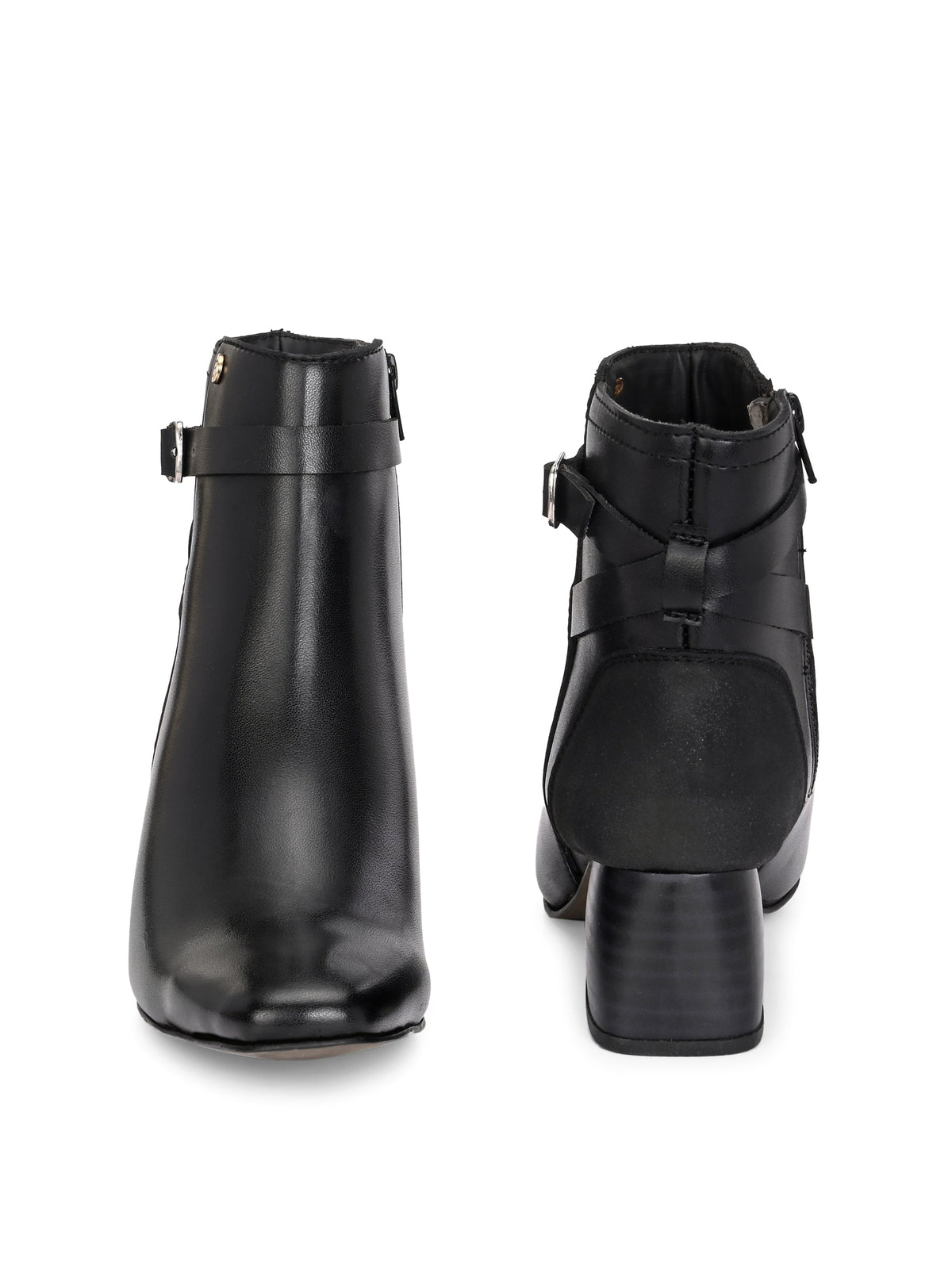El Paso Women Faux Leather Casual Chelsea Boots-4