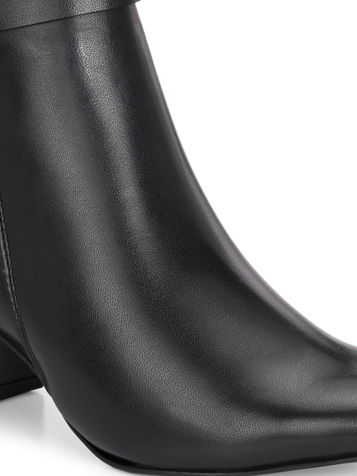 El Paso Women Faux Leather Casual Chelsea Boots-5