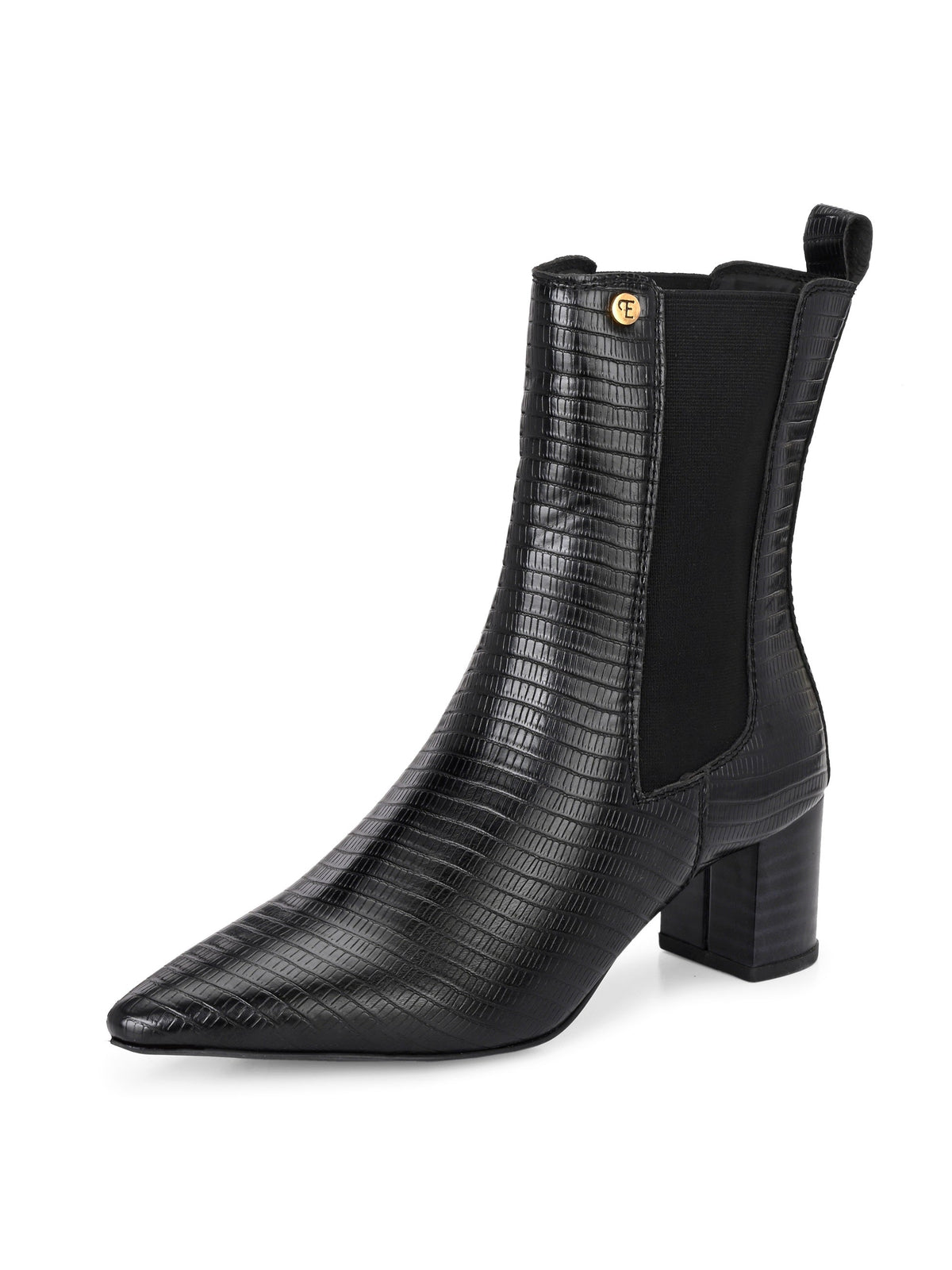 El Paso Women Faux Leather Casual Chelsea Boots-3