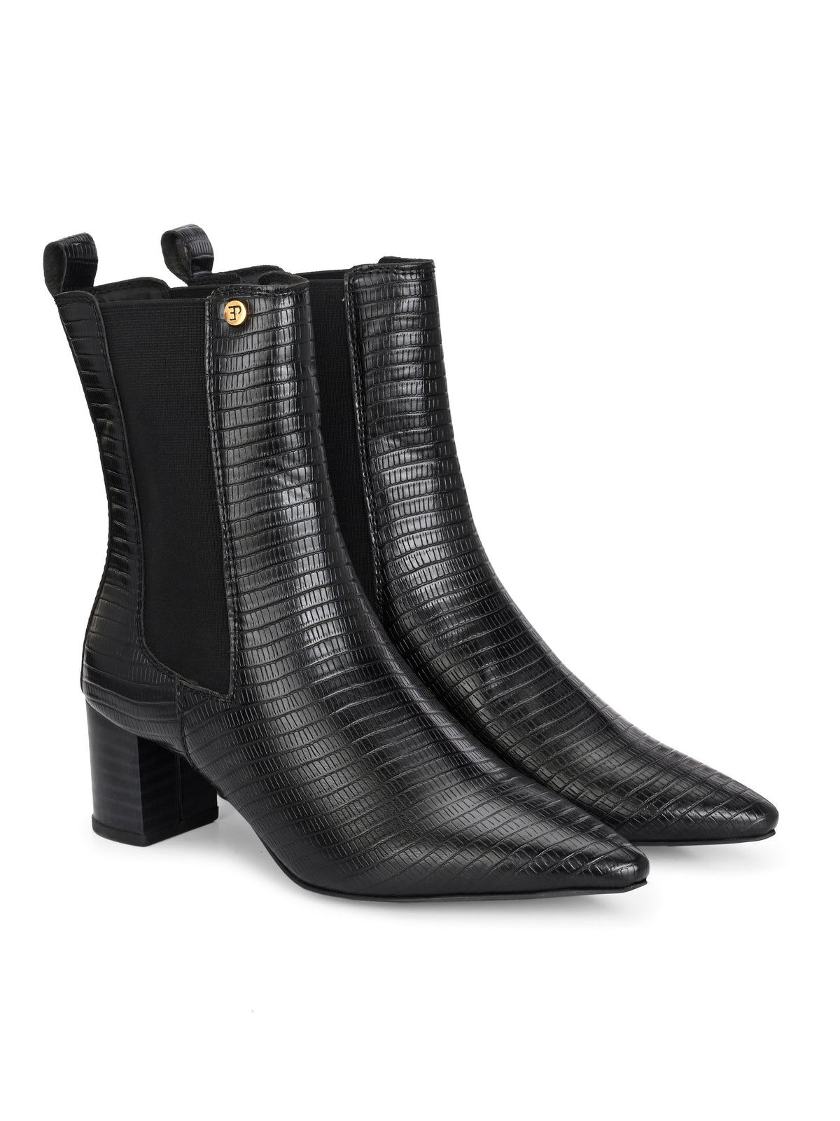 El Paso Women Faux Leather Casual Chelsea Boots-4