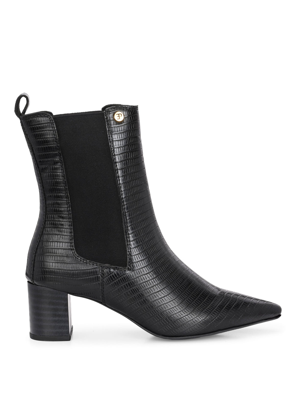 El Paso Women Faux Leather Casual Chelsea Boots-7