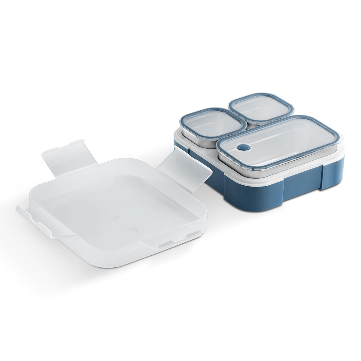 VAYA TYDBYT Stainless Steel Bento Lunch Box with 3 Leakproof Compartments – Perfect for Kids, Office & School-4