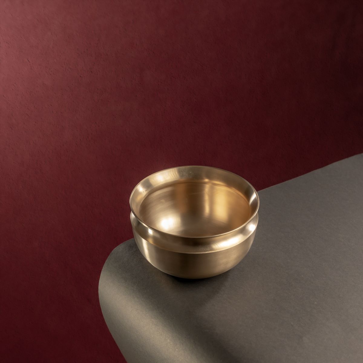 Bronze Vengala Chatti-Kaiya Uruli Top View-Zishta Traditional Cookware