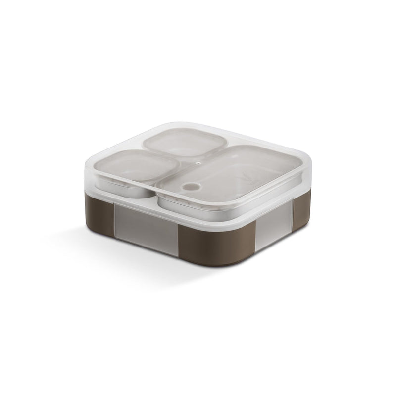VAYA TYDBYT Stainless Steel Bento Lunch Box with 3 Leakproof Compartments – Perfect for Kids, Office & School-2