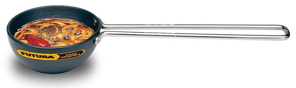 Hawkins Futura Tadka Pan, Hard Anodised Spice Heating Pan,Pan