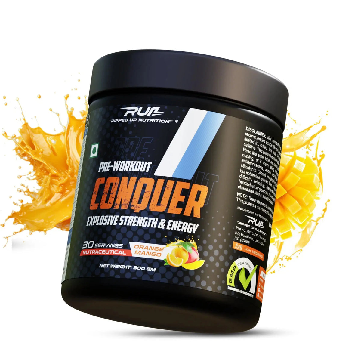 Conquer Pre - workout - Ripped Up Nutrition