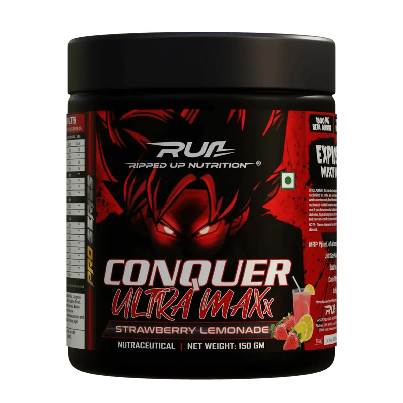 Conquer Ultra Maxx - Preworkout 150GM - Ripped Up Nutrition