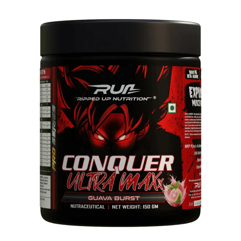 Conquer Ultra Maxx - Preworkout 150GM - Ripped Up Nutrition