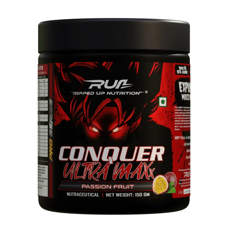 Conquer Ultra Maxx - Preworkout 150GM - Ripped Up Nutrition
