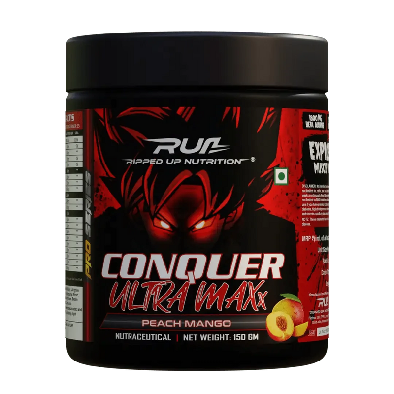 Conquer Ultra Maxx - Preworkout 150GM - Ripped Up Nutrition