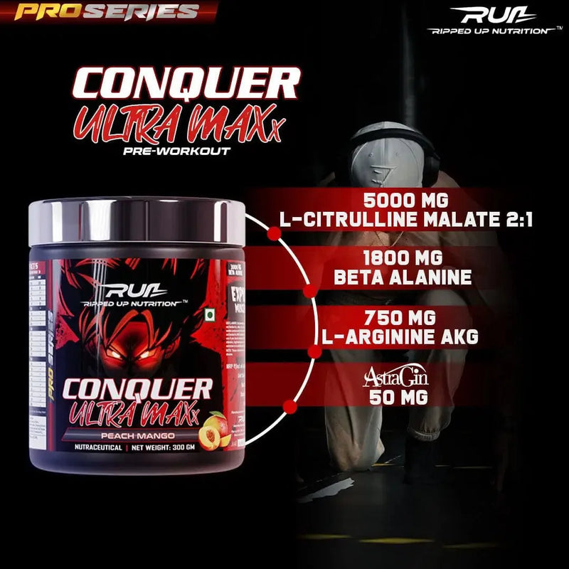 Conquer Ultra Maxx - Preworkout - Ripped Up Nutrition